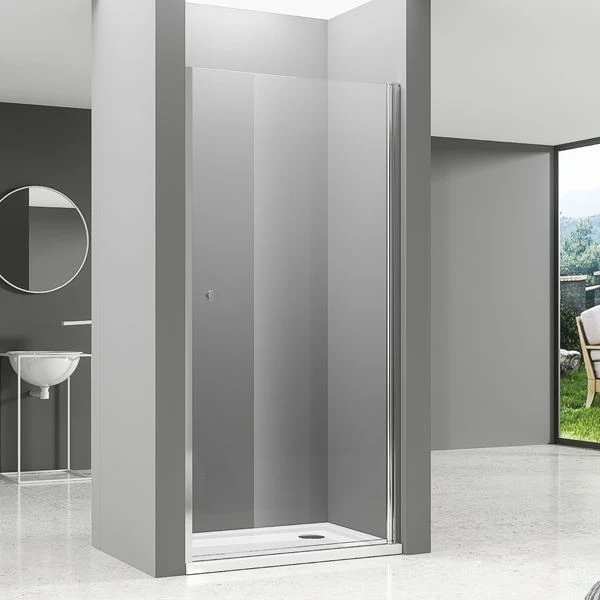 Hinged Single Straight Shower Doors